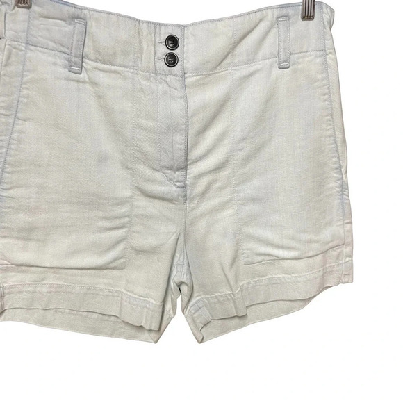 Proenza Schouler White Label High-Waisted Shorts in Bleach‎ Chambray Size 6 - Picture 4 of 11